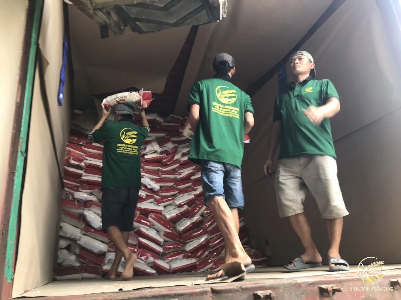 Exciting News Alert! South Mekong Company Exports 350 Tons of Jasmine Rice to the Pacific in June 2023!