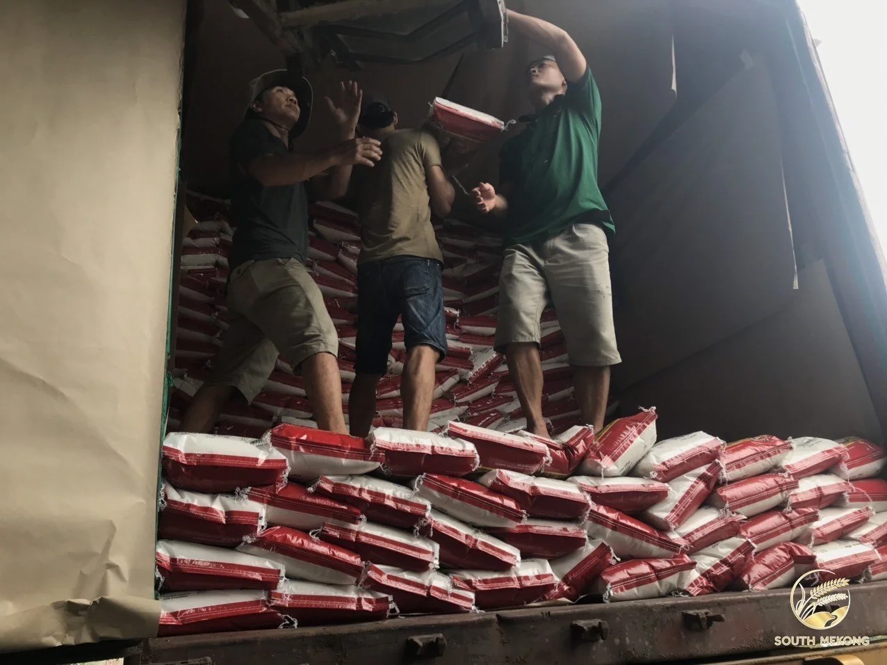 Exciting News Alert! South Mekong Company Exports 350 Tons of Jasmine Rice to the Pacific in June 2023!